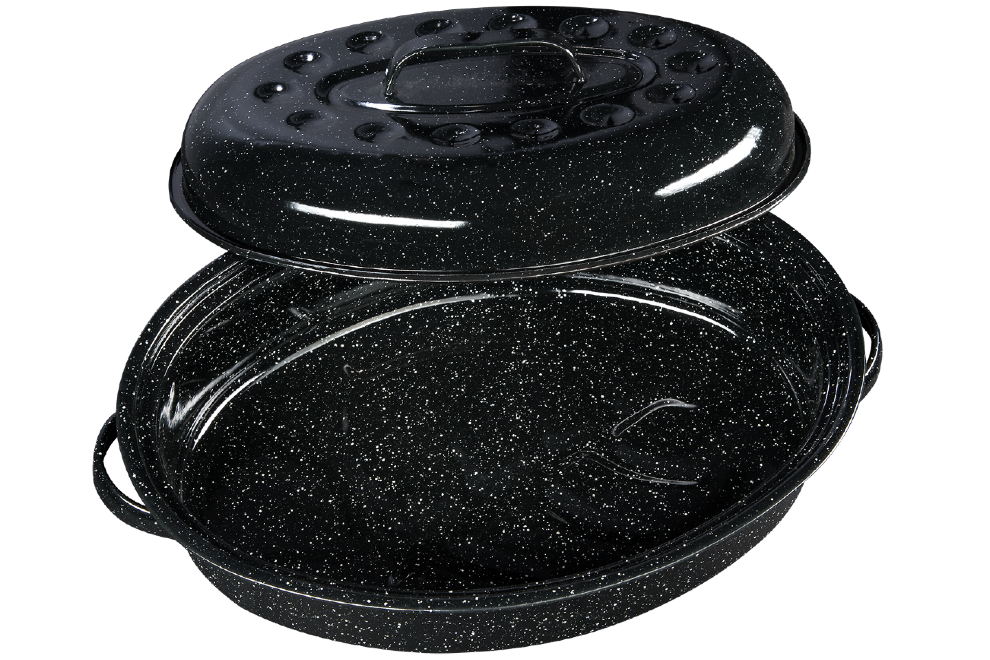 GraniteWare 3 Lb. Black Covered Round Roaster
