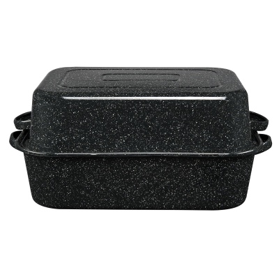 Granite?Ware® 15 in Covered Oval Roaster