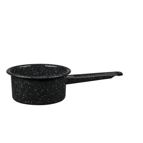 Granite Ware 15 qt. Heavy Gauge Seafood/Tamale Steamer Pot with Lid & Trivet Speckled Black, Stainless Steel Rim