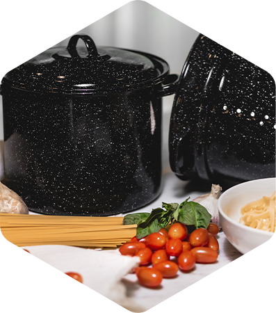 Millvado Granite 12 Qt Stockpot, Nonstick Soup Pot With Lid, Speckled  Enamel Ware Cookware, Large Stock Pot For Boiling and Cooking, Big Granite