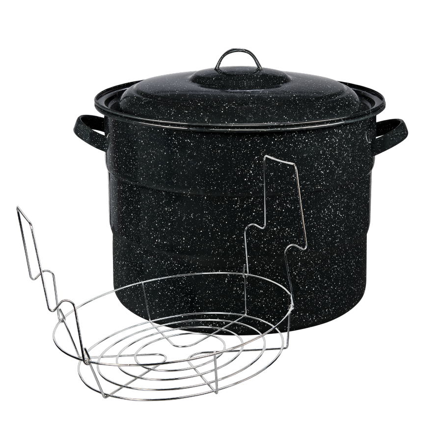 Black 7 pc Granite Ware F0754DS-1 Canning Set 